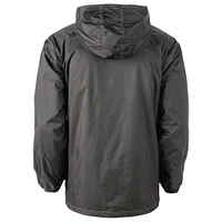 Men's Dunbrooke Black Carolina Panthers Big & Tall Legacy Stadium Full-Zip Jacket