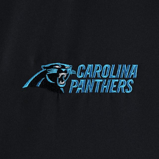 Dunbrooke Black Carolina Panthers Hurricane Raglan Veste coupe-vent entièrement zippée pour homme