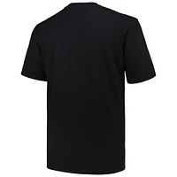 Men's Fanatics Black Carolina Panthers Big & Tall Pop T-Shirt