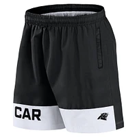 Men's Fanatics Black Carolina Panthers Elements Shorts