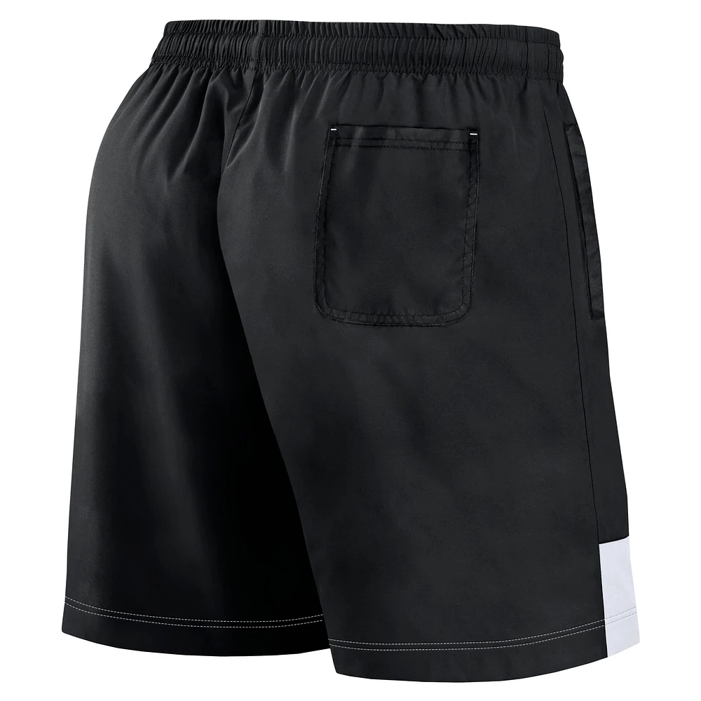 Men's Fanatics Black Carolina Panthers Elements Shorts
