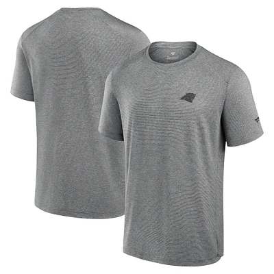 T-shirt technique du Front Office des Panthers de la Caroline noirs Fanatics pour hommes