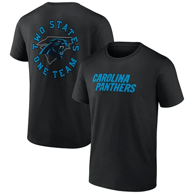 T-shirt Fanatics Black Carolina Panthers Home Field Advantage pour hommes