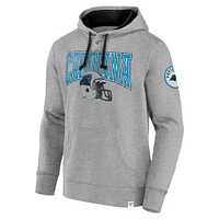 Men's Fanatics  Black Carolina Panthers Label Maker Pullover Hoodie