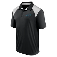 Men's Fanatics Black Carolina Panthers Primary Polo