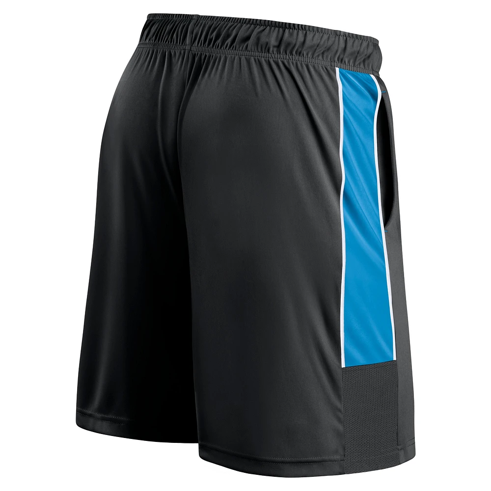 Men's Fanatics  Black Carolina Panthers Win The Match Shorts