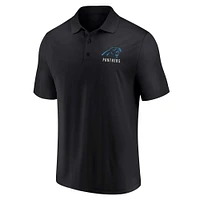 Men's Fanatics White/Black Carolina Panthers Lockup Two-Pack Polo Set