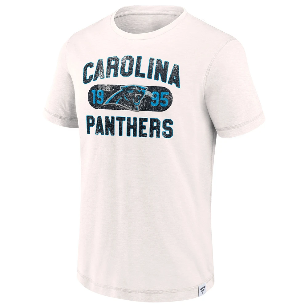 Men's Fanatics White Carolina Panthers Act Fast T-Shirt