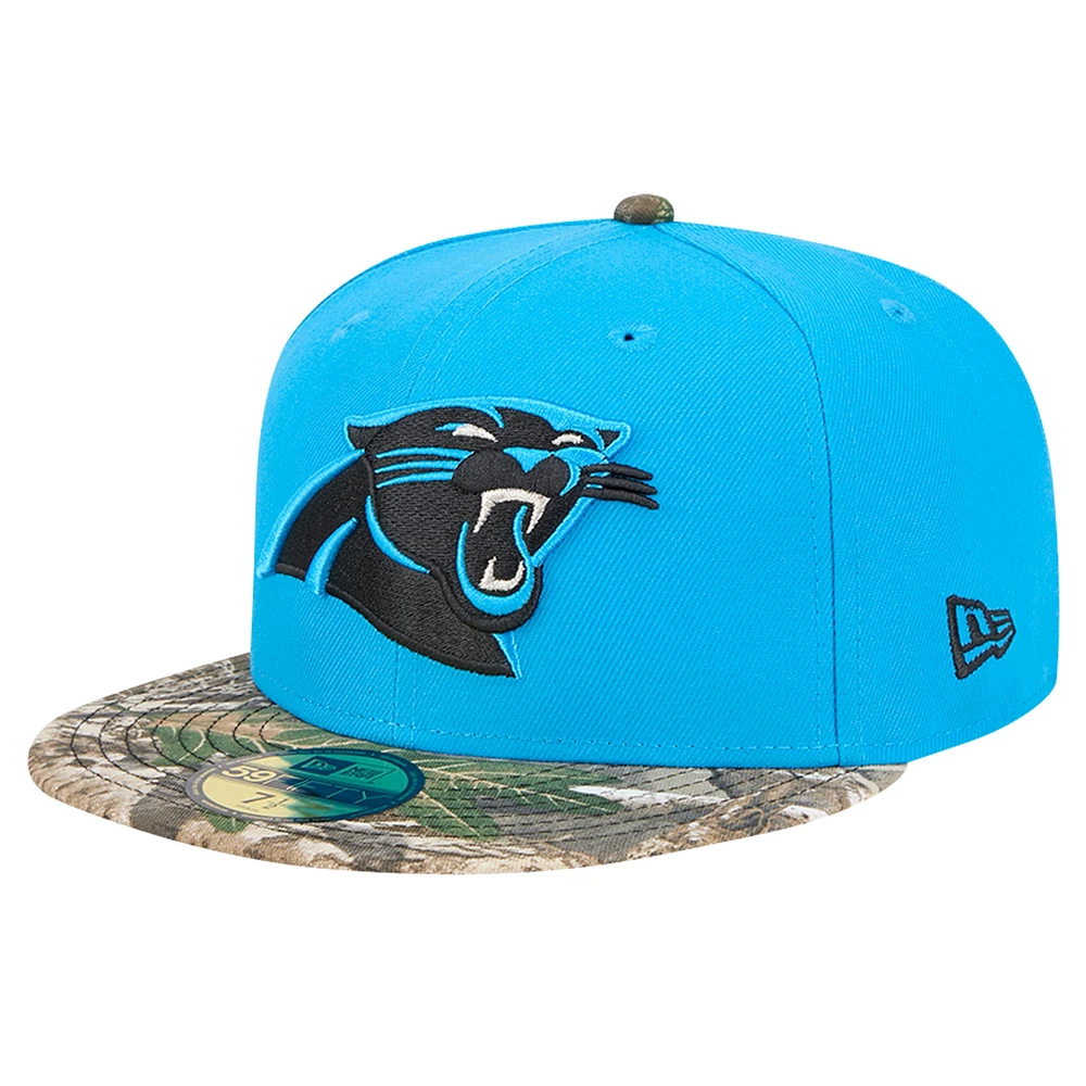 Casquette ajustée bicolore 59FIFTY des Carolina Panthers de New Era pour homme