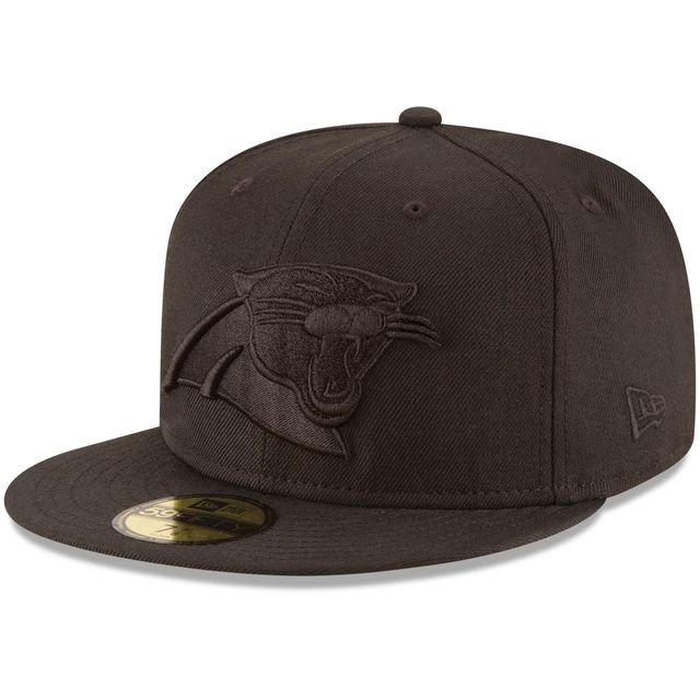 Casquette ajustée 59FIFTY des Panthers de la Caroline New Era pour homme, noir sur