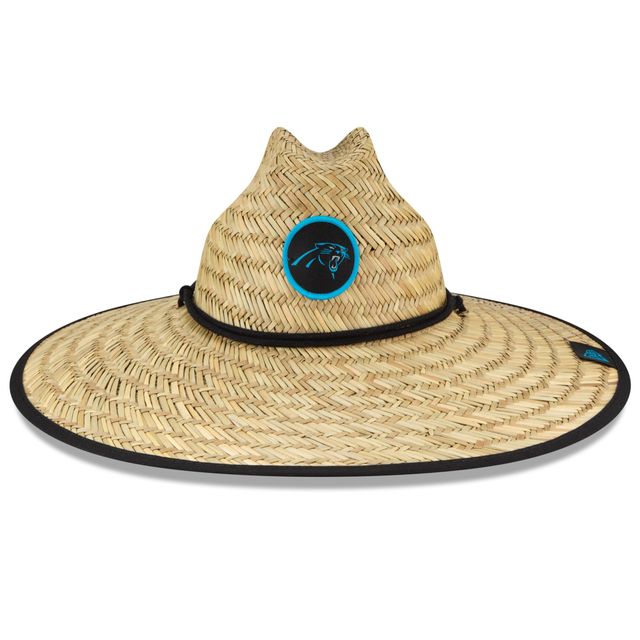 Chapeau de sauveteur en paille officiel du camp d' Entraînement NFL des Carolina Panthers NFL New Era pour homme
