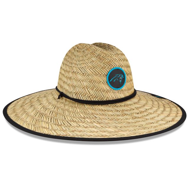Chapeau de sauveteur en paille officiel du camp d' Entraînement NFL des Carolina Panthers NFL New Era pour homme