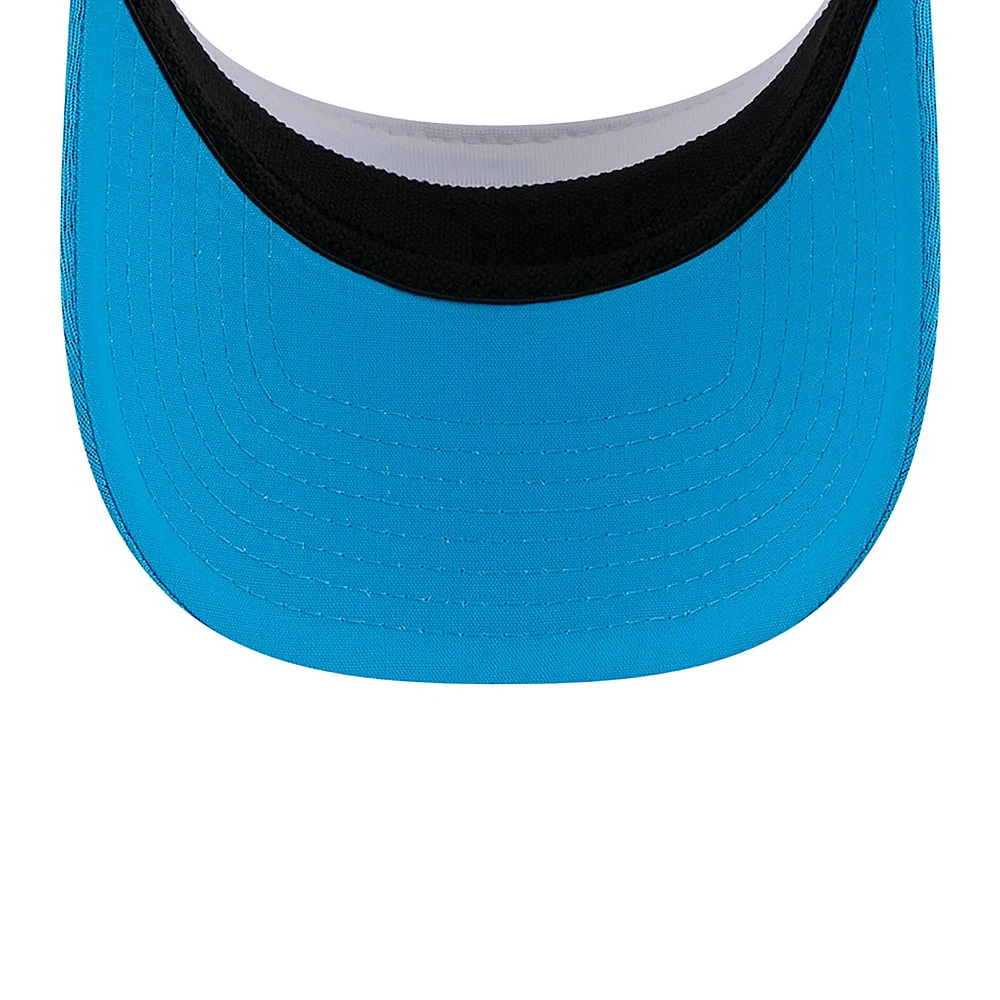 Men's New Era White/Blue Carolina Panthers 2024 NFL Training Camp Adjustable Visor