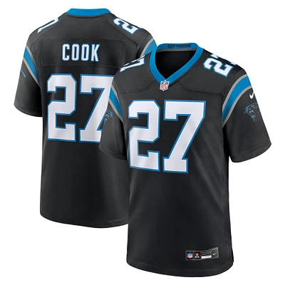 Maillot de match Nike Alex Cook pour hommes, noir, Carolina Panthers