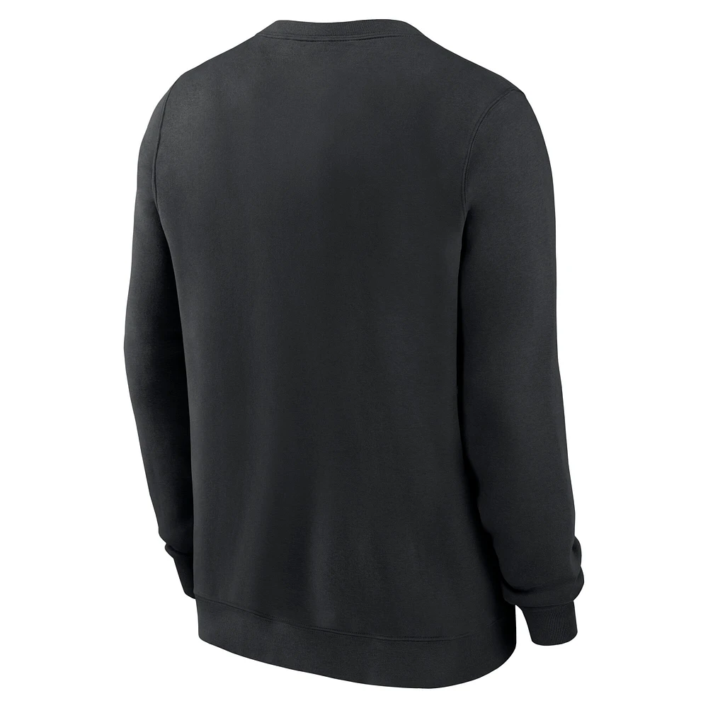 Men's Nike Black Carolina Panthers Club Pullover Sweatshirt
