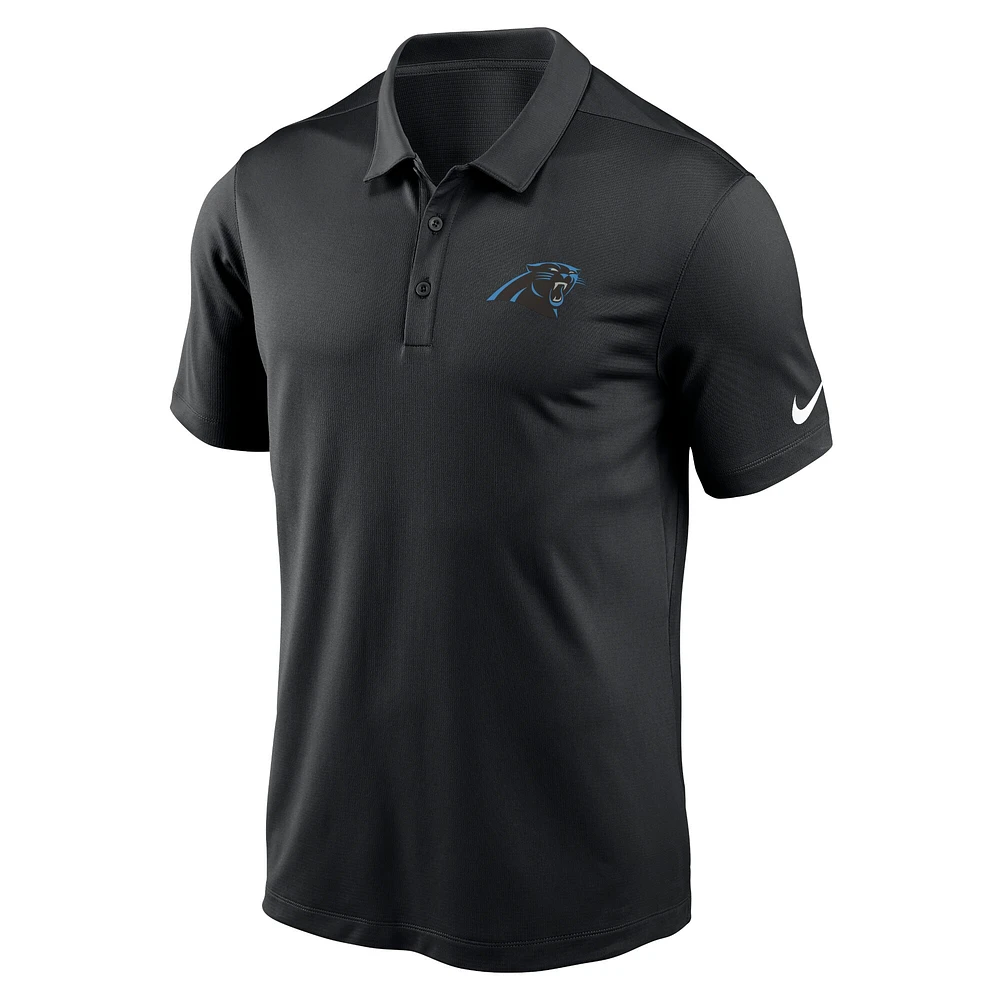 Men's Nike Black Carolina Panthers Franchise Logo Performance Polo