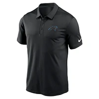 Men's Nike Black Carolina Panthers Franchise Logo Performance Polo
