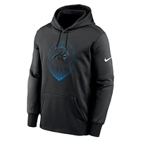 Men's Nike Black Carolina Panthers Icon Performance Pullover Hoodie