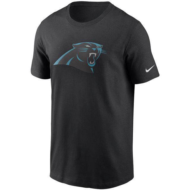 T-shirt à logo principal des Panthers de la Caroline Nike pour homme, noir
