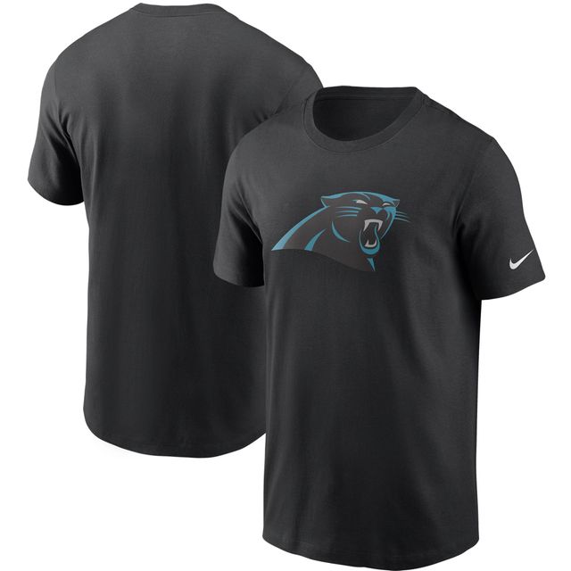 T-shirt à logo principal des Panthers de la Caroline Nike pour homme, noir