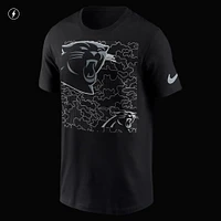 Men's Nike Black Carolina Panthers RFLCTV T-Shirt