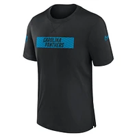 Men's Nike Black Carolina Panthers Sideline Player Performance T-Shirt
