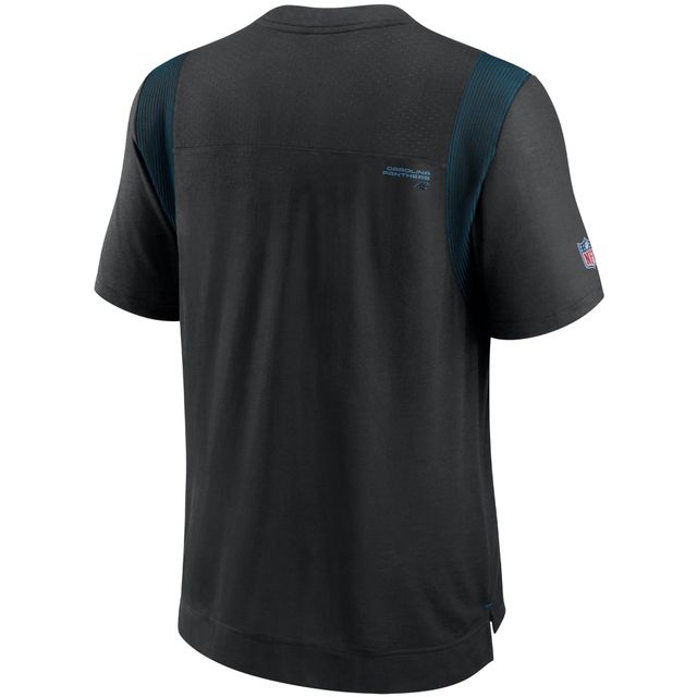 T-shirt Nike Black Carolina Panthers Sideline Player UV Performance pour homme