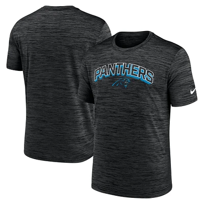T-shirt Nike Velocity Performance noir Carolina Panthers pour homme