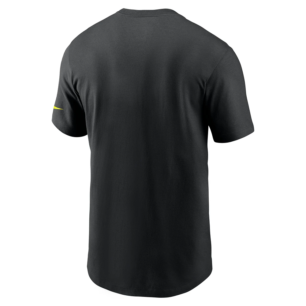 Men's Nike Black Carolina Panthers Volt Performance T-Shirt