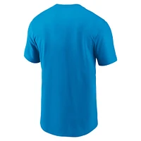 T-shirt Nike bleu délavé pour homme Carolina Panthers Essential