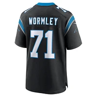 Men's Nike Chris Wormley  Black Carolina Panthers Game Jersey