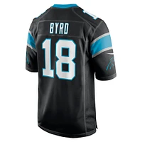 Maillot de joueur Nike Damiere Byrd Black Carolina Panthers pour homme