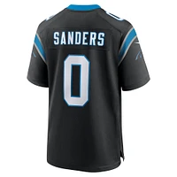 Men's Nike Ja'Tavion Sanders  Black Carolina Panthers Game Jersey