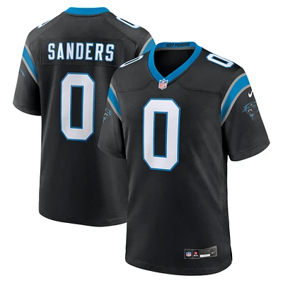 Maillot de match Nike Ja'Tavion Sanders pour homme, noir, Carolina Panthers