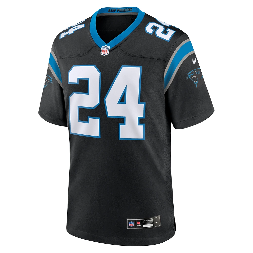 Men's Nike Jonathon Brooks Black Carolina Panthers  Game Jersey