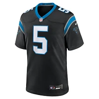 Maillot de match d'équipe Nike Laviska Shenault Jr. pour hommes, noir, Carolina Panthers