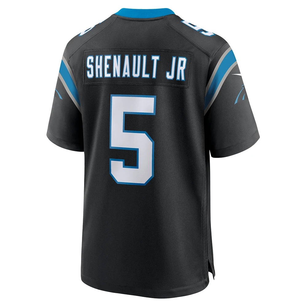 Maillot de match d'équipe Nike Laviska Shenault Jr. pour hommes, noir, Carolina Panthers