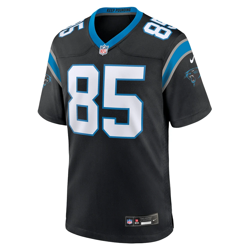 Men's Nike Marquez Stevenson  Black Carolina Panthers Team Game Jersey