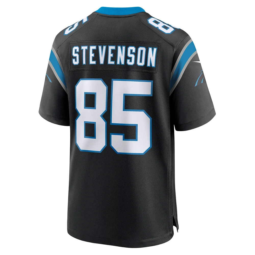 Men's Nike Marquez Stevenson  Black Carolina Panthers Team Game Jersey