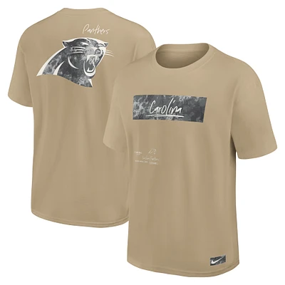 T-shirt Nike Tan Carolina Panthers Statement Max90 pour homme
