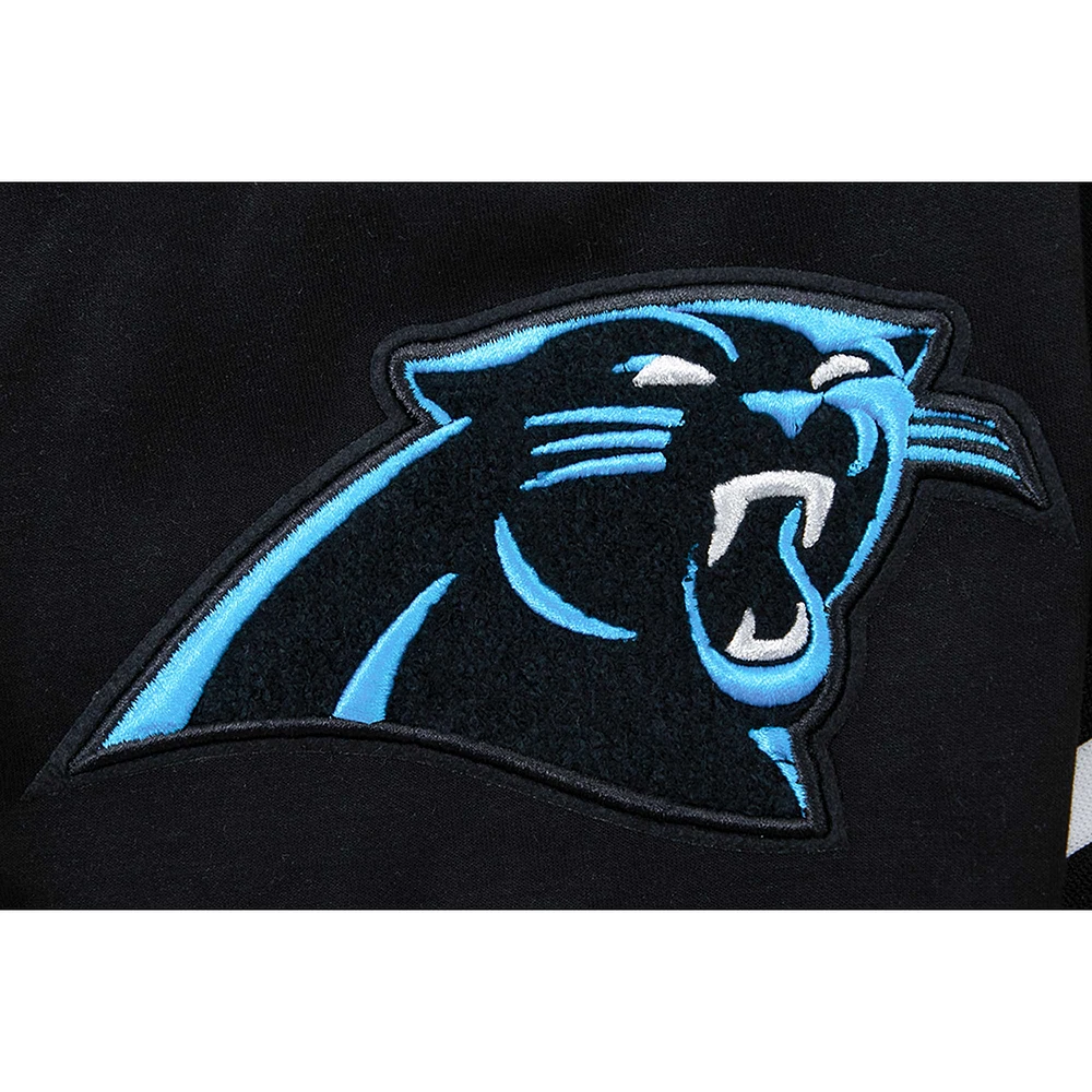Men's Pro Standard Black Carolina Panthers Classic Chenille Shorts