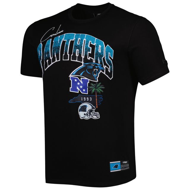 T-shirt noir Pro Standard de la collection Hometown des Panthers Caroline pour hommes