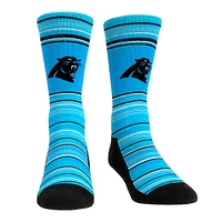 Men's Rock Em Socks Carolina Panthers Primary Crew & Boxer Briefs Combo Pack