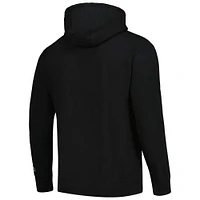 Men's Starter Black Carolina Panthers Domestic Post Season Full-Zip Hoodie