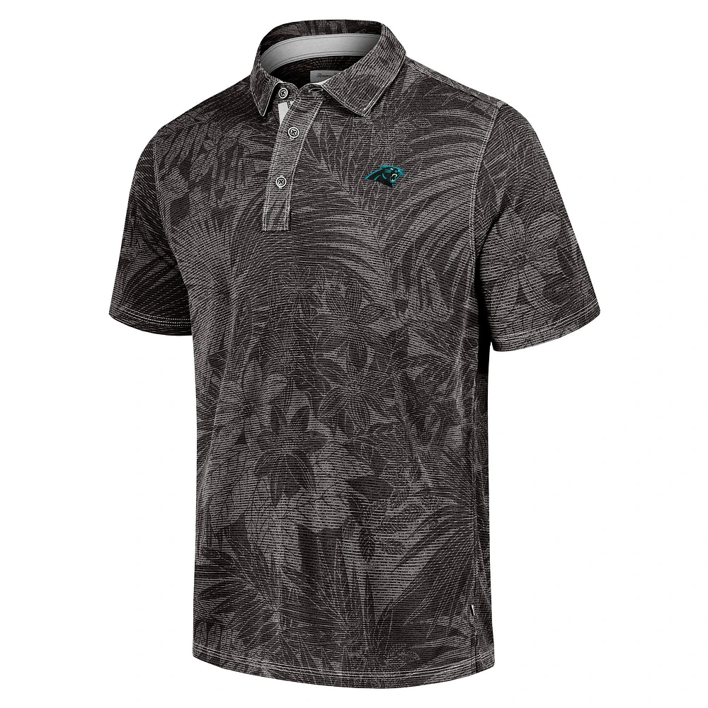 Polo Tommy Bahama noir pour homme, coloris noir, des Carolina Panthers, Santiago Paradise