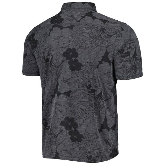 Polo Tommy Bahama Blue Carolina Panthers Miramar Blooms pour homme