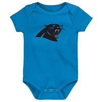 Newborn & Infant Carolina Panthers Team Starter 3-Pack Bodysuit Set