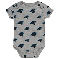 Newborn & Infant Carolina Panthers Team Starter 3-Pack Bodysuit Set
