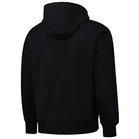 Unisex Dunbrooke  Black Carolina Panthers Defender Quarter-Zip Hoodie