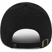 Women's '47 Black Carolina Panthers Sidney Clean Up Adjustable Hat